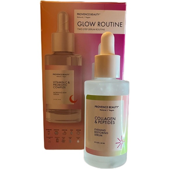 Provence Beauty GLOW ROUTINE Two Step Serum Routine - Natural - Vegan - NWB - Picture 5 of 8